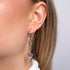Shark Tooth Hoop Earrings by Lauren Howe | .925 Sterling Silver | Crystal